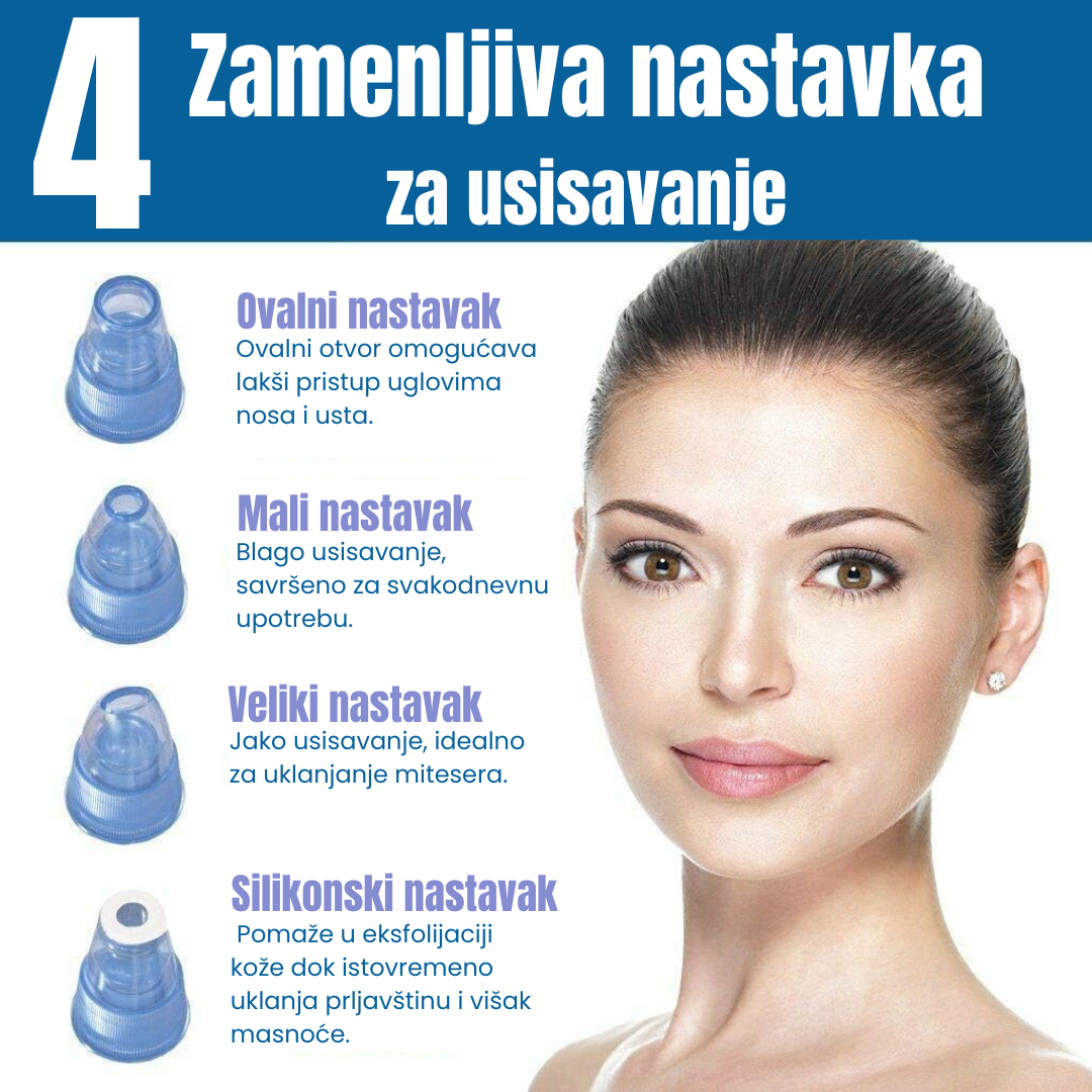 Derma Suction – aparat za uklanjanje akni i mitisera sa naprednom vakum tehnologijom